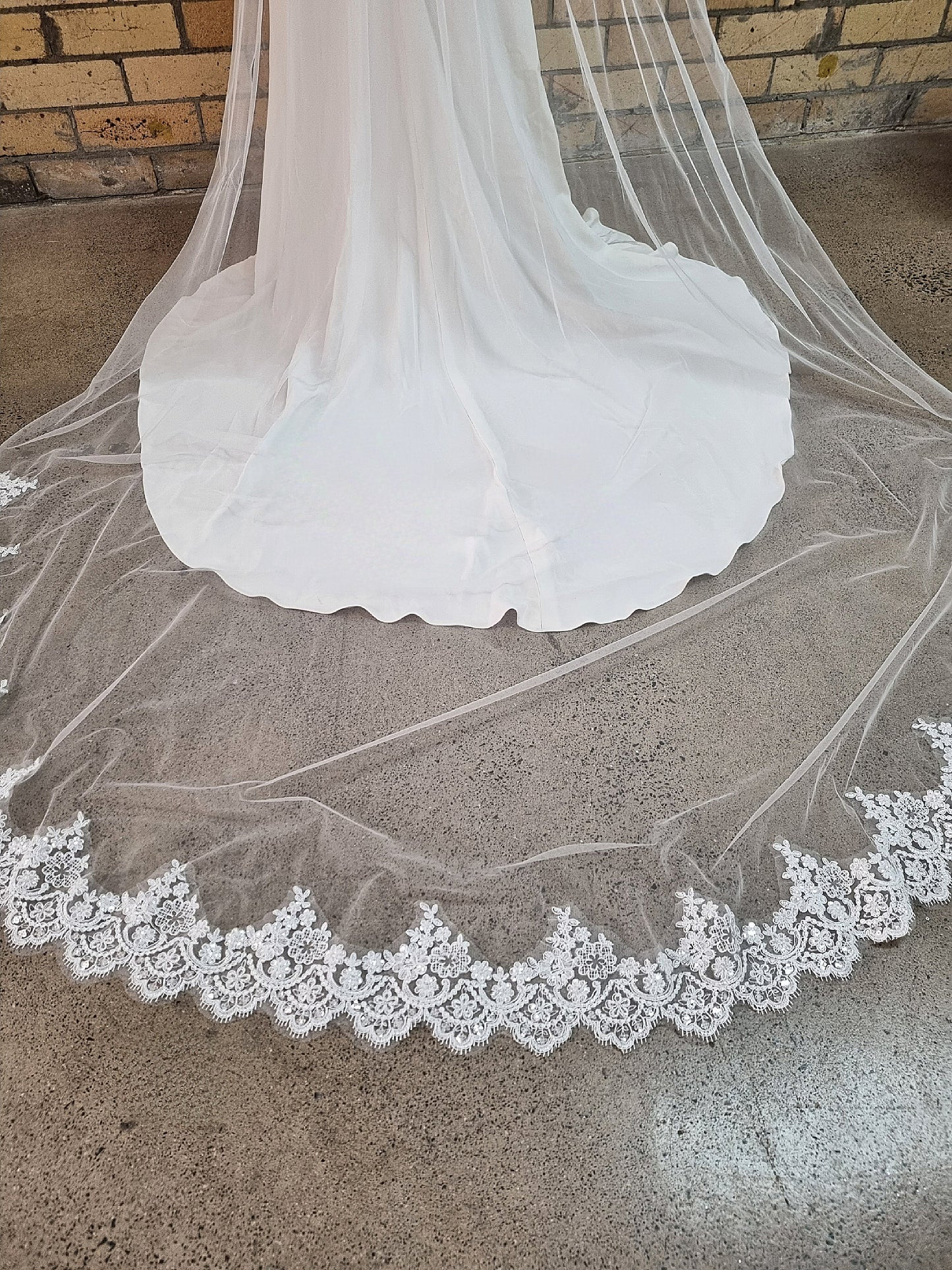 Long Lace Veil