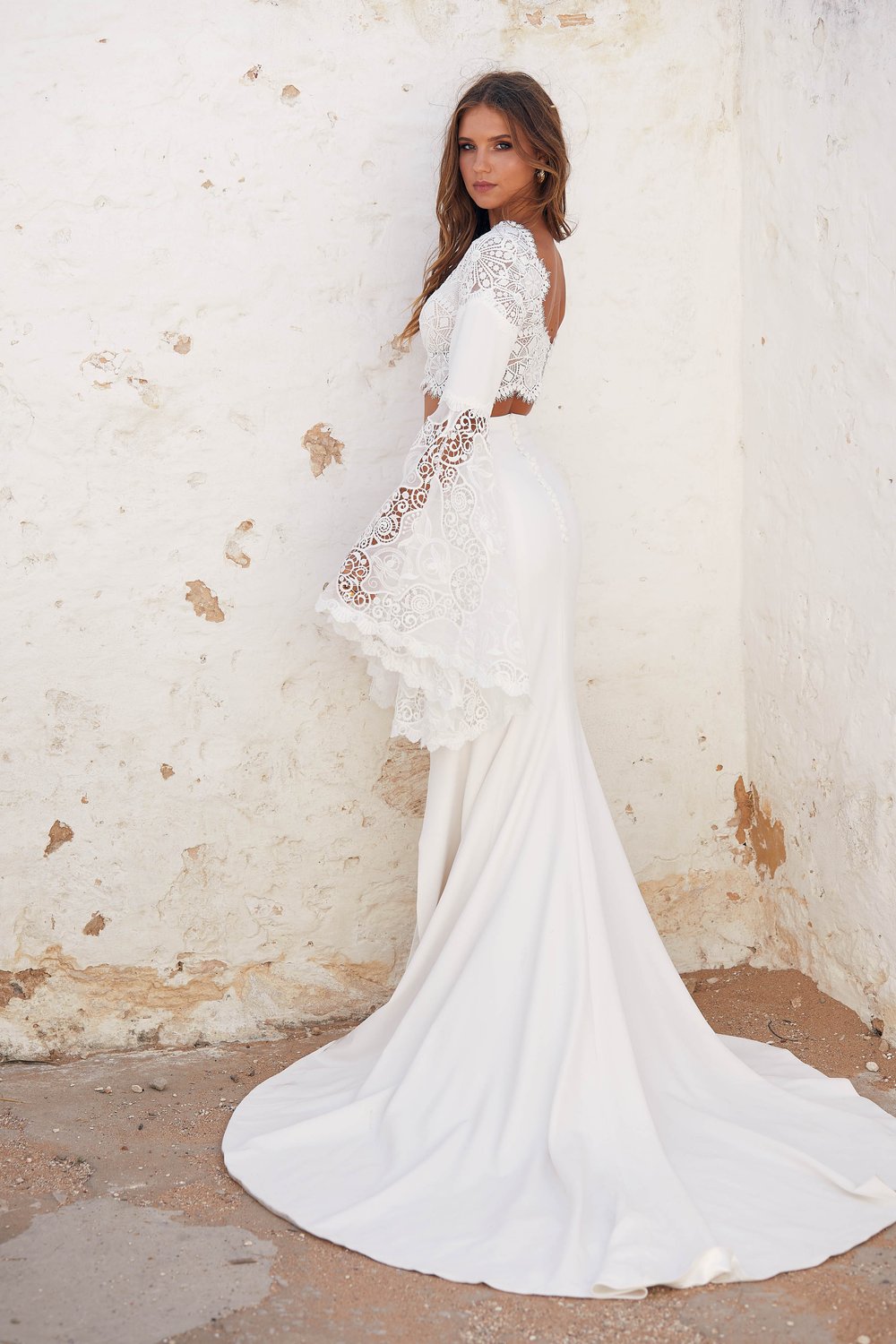 White April 2 piece boho - WA8223-1Z