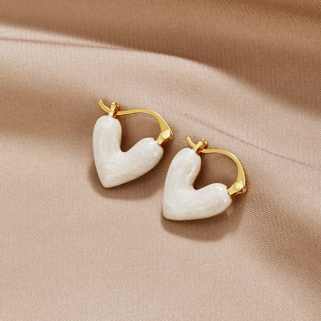Pure Love Heart Earrings