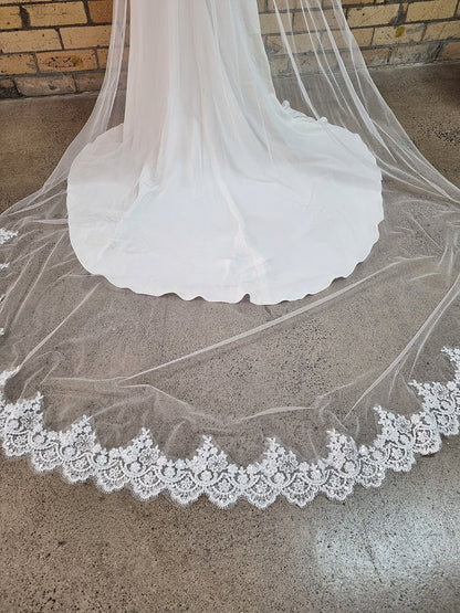 Long Lace Veil