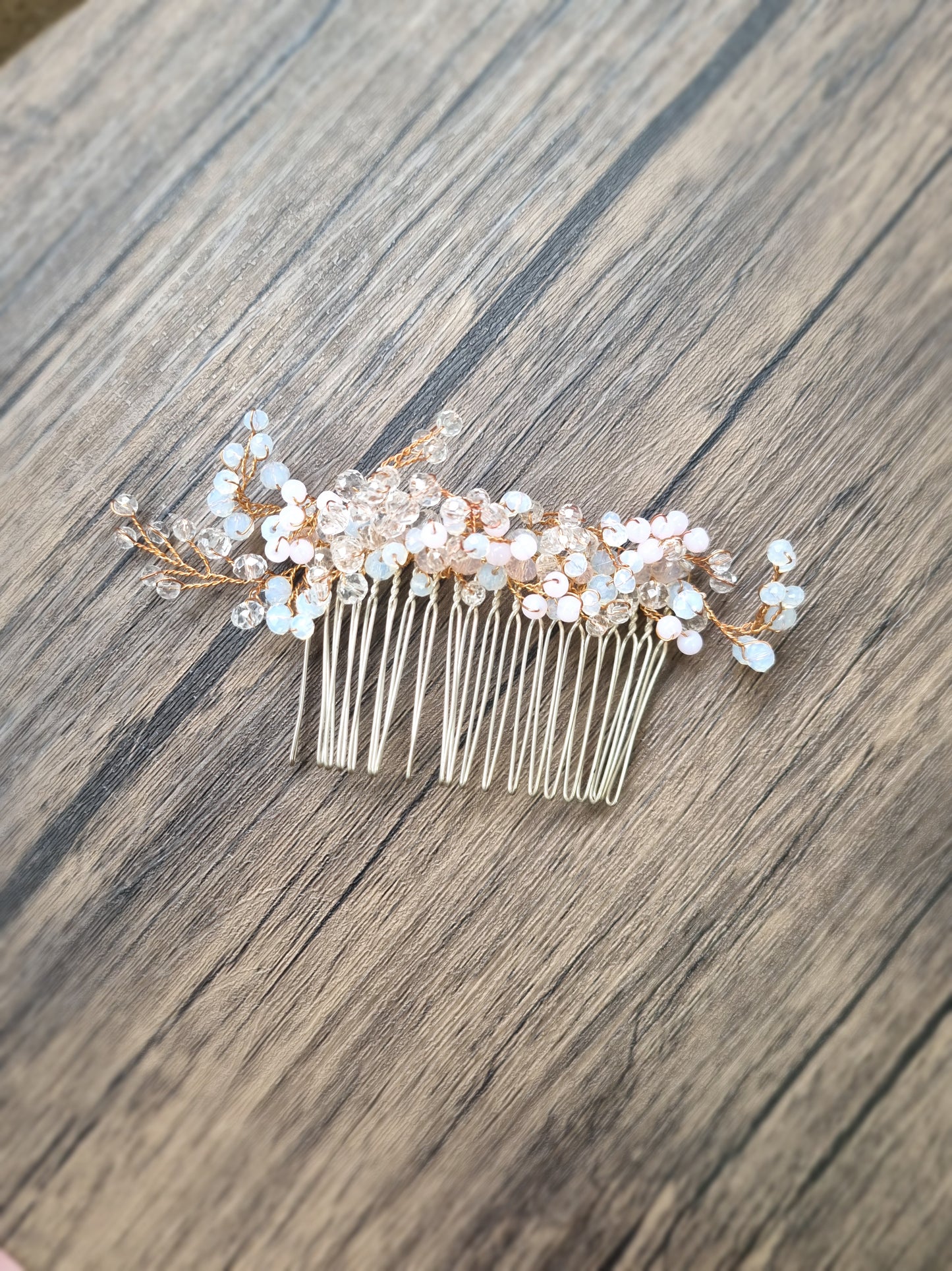 Beaded Hair Comb